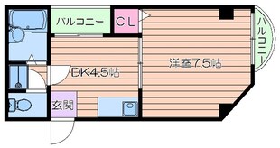 ハイツ仲の物件間取画像